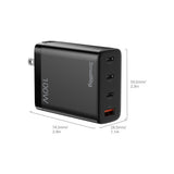 SmallRig 6564 100W GaN Charger With Four USB Ports, US Standard