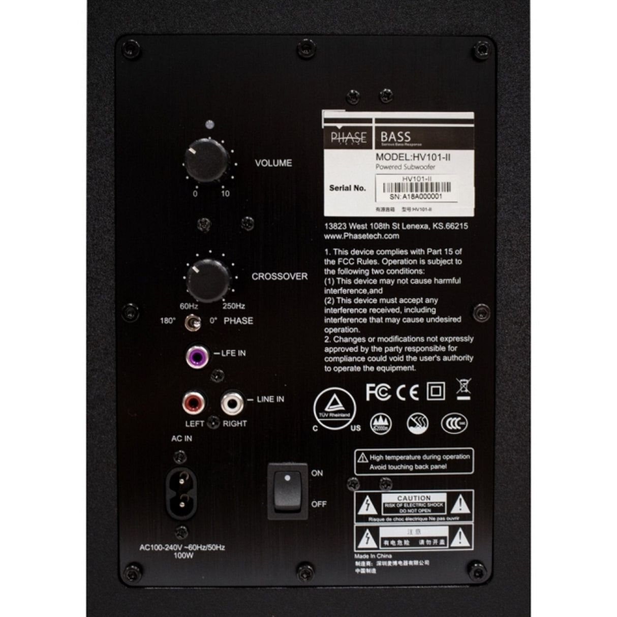SoundTube HV101 10-Inch Ported Subwoofer