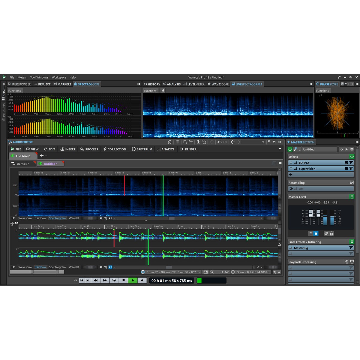 Steinberg WaveLab Pro 12 Audio Mastering Music Production Software, Education, Download