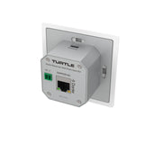 Turtle AV BTWP-EU Dante Bluetooth Wallplate EU Wall Box White