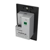 Turtle AV BTWP-US Dante Bluetooth Wallplate 1-Gang Decora Black