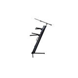 Ultimate Support Apex AX-48 Pro Plus 2-Tier Portable Keyboard Stand, Black