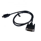 V7 V7HDMIDVID-01M-1E HDMI 1.4 Male to DVI-D Male Singlelink 1080P FHD Cable, 3.3-Foot, Black