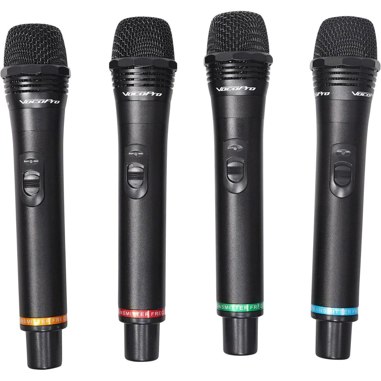 VocoPro UHF-5805-9 Rechargeable 4-Channel UHF Wireless Microphone System