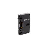 Wooden Camera WC Pro V-Mount Camera Side to Gold Mount Battery Side Adapter with 3x D-Tap and Digital Fuse