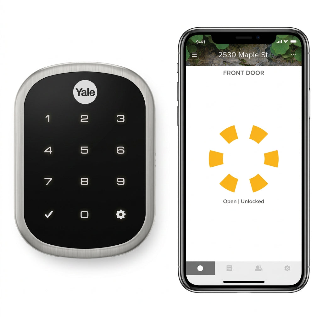 Yale YRD256-CBA-619 Assure Lock SL Wi-Fi Touchscreen Deadbolt, Satin Nickel