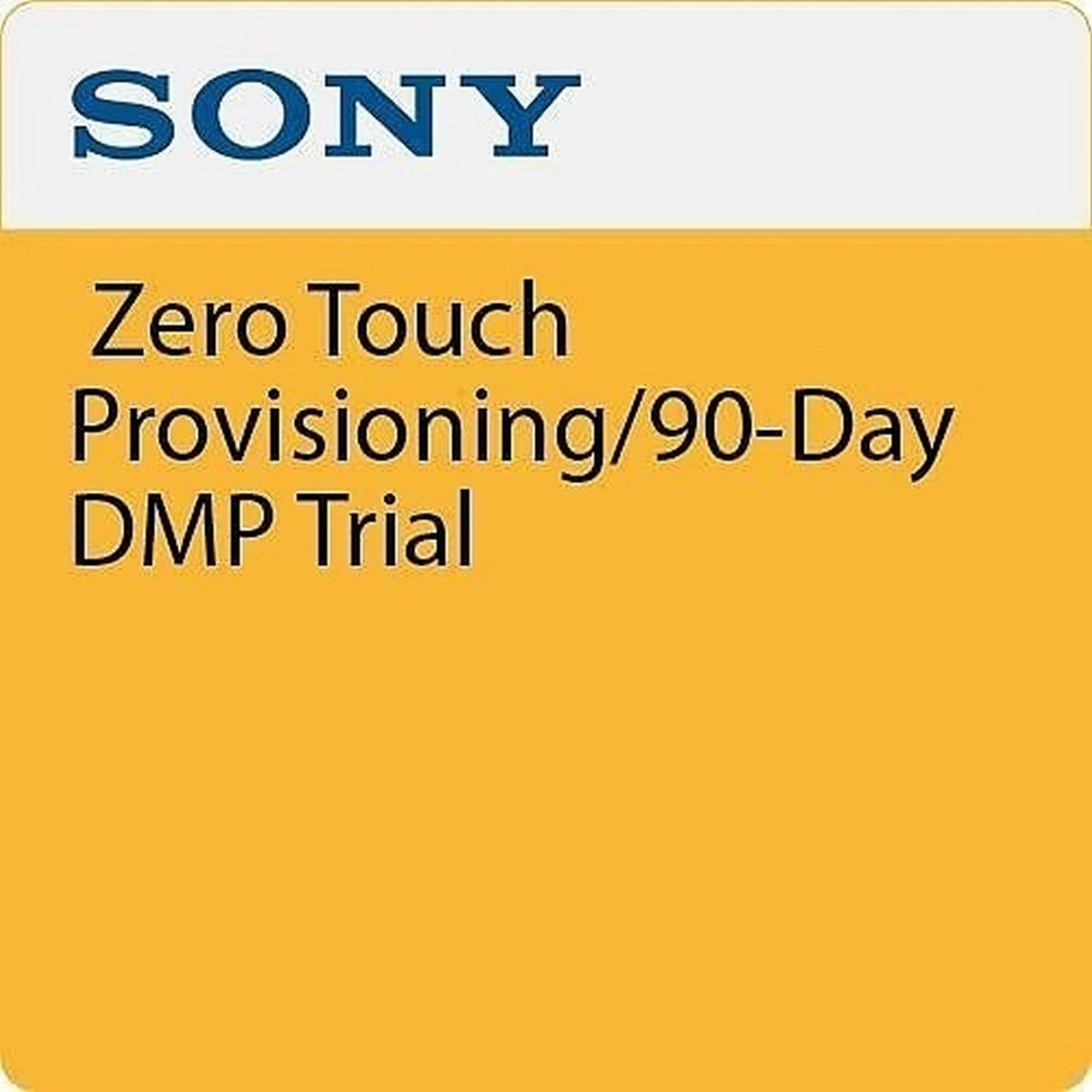 Sony Media SPSZTP90DAY Zero Touch Provisional + 90-Day DMP Trial