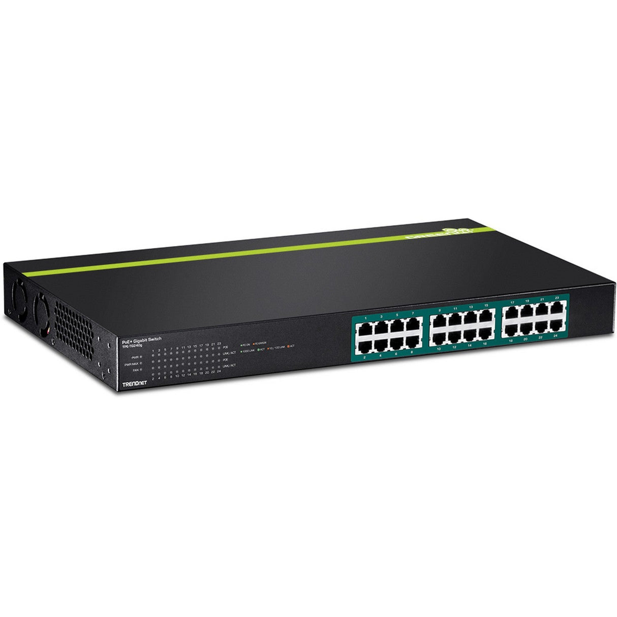 TRENDnet TPE-TG240G 24-Port Gigabit PoE Switch, 48Gbps