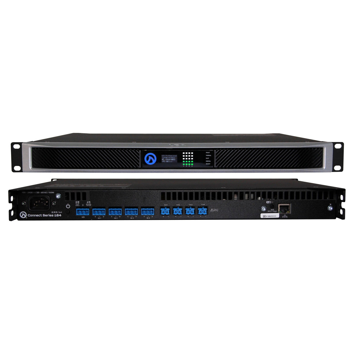 LEA Professional Connect 164 4-Channel 160W Power Amplifier