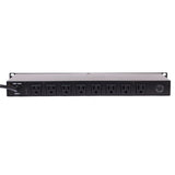 Juice Goose JG 8LED Rack Mount Power Distributor with LED Rack Lights 15 Amp 8 Outlets