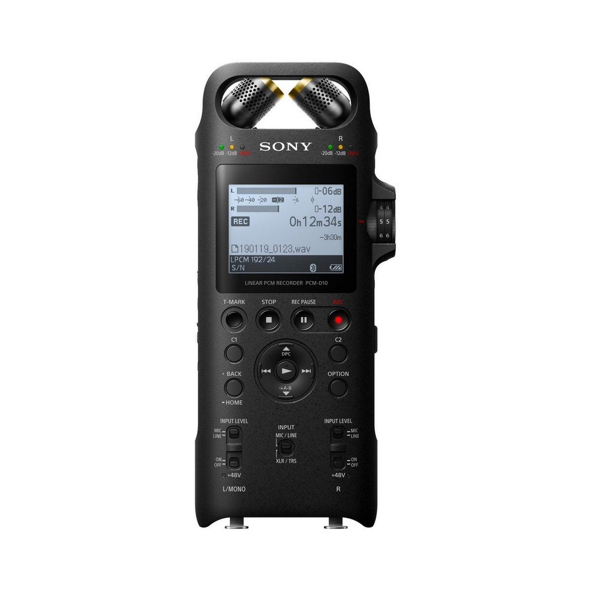 Sony PCM-D10 High-Resolution Audio Digital Recorder with 3-Way Adjustable Microphone (Used)