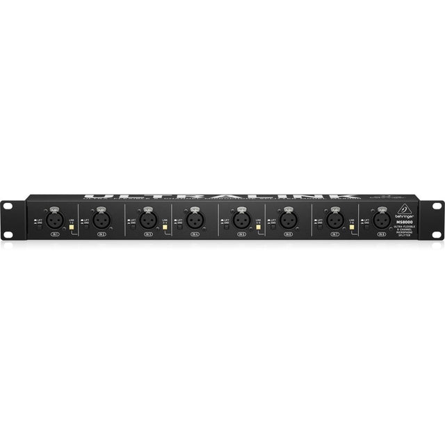 Behringer ULTRALINK MS8000 Ultra-Flexible 8 Channel Microphone Splitter