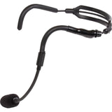 Galaxy Audio H2O7-BK-AT Waterproof Dual Ear Fitness Headset Microphone for Audio-Technica Transmitters Black