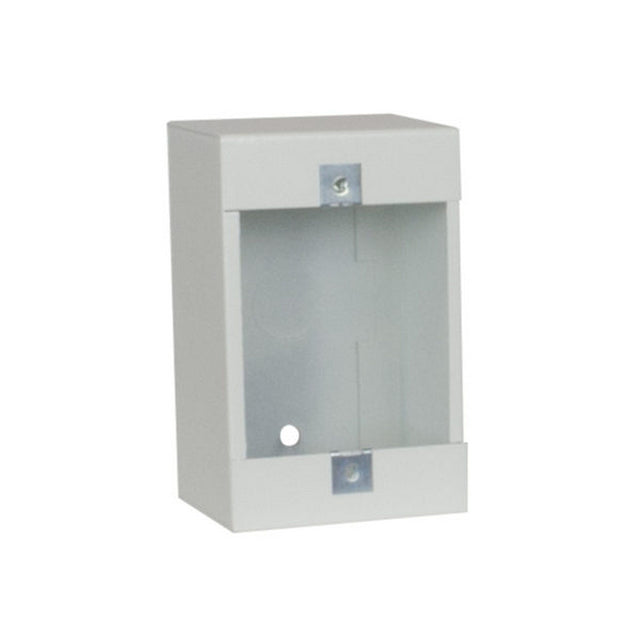 Lowell P1X One-Gang Surface Wall Box White
