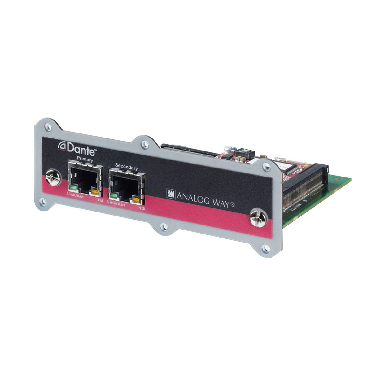 Analog Way OPT-ALTA4K-DANTE Analog and Dante Audio 32 x 32 Networking Card for Alta 4K Series