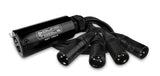 SoundTools CAT Tails female etherCON breakout to 4 male XLR