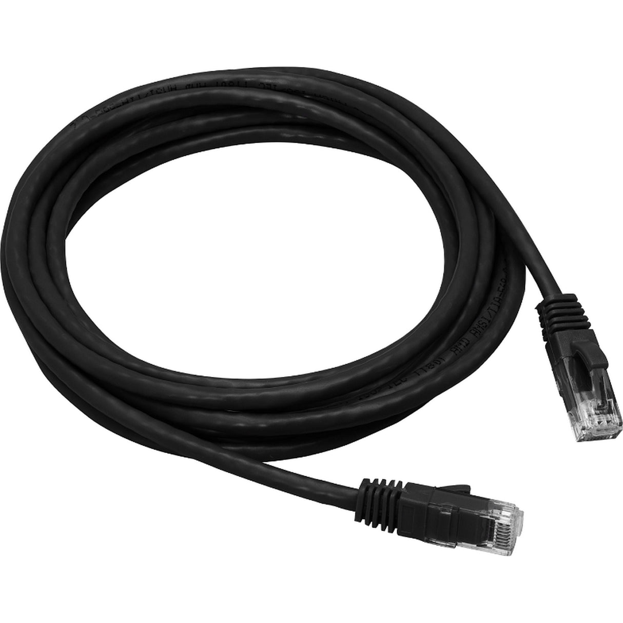 Liberty AV Category 5E True 24AWG Patch Cable, 1 Foot, Black