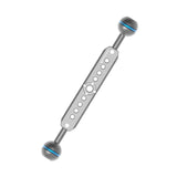 Kondor Blue Cine Magic Arm 8 Inch Extension Bar Double Ball Head Space Gray