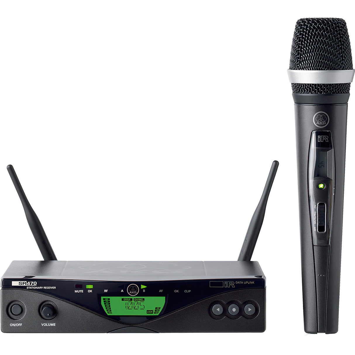 AKG WMS470 D5 Set Band-7 50mW Wireless Handheld Microphone System