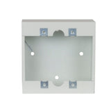 Lowell P1X-2 Two-Gang Surface Wall Box White