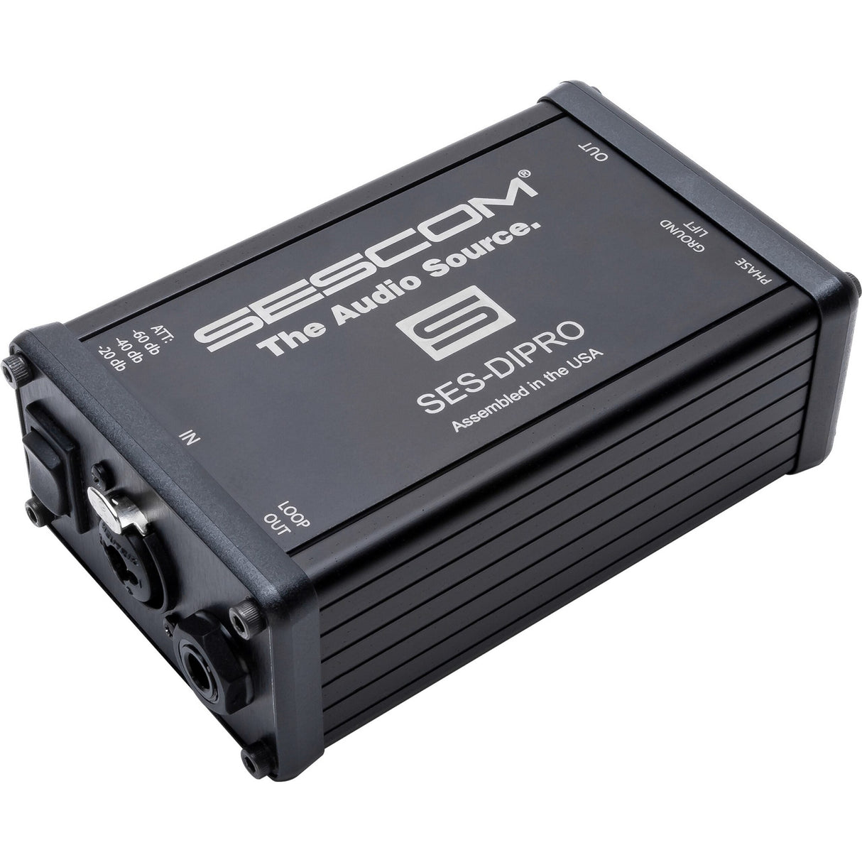 Sescom SES-DIPRO Studio-Quality High Fidelity Passive DI Box