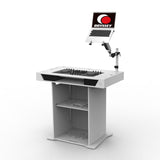 Odyssey 40-Inch DJ Studio Podium White