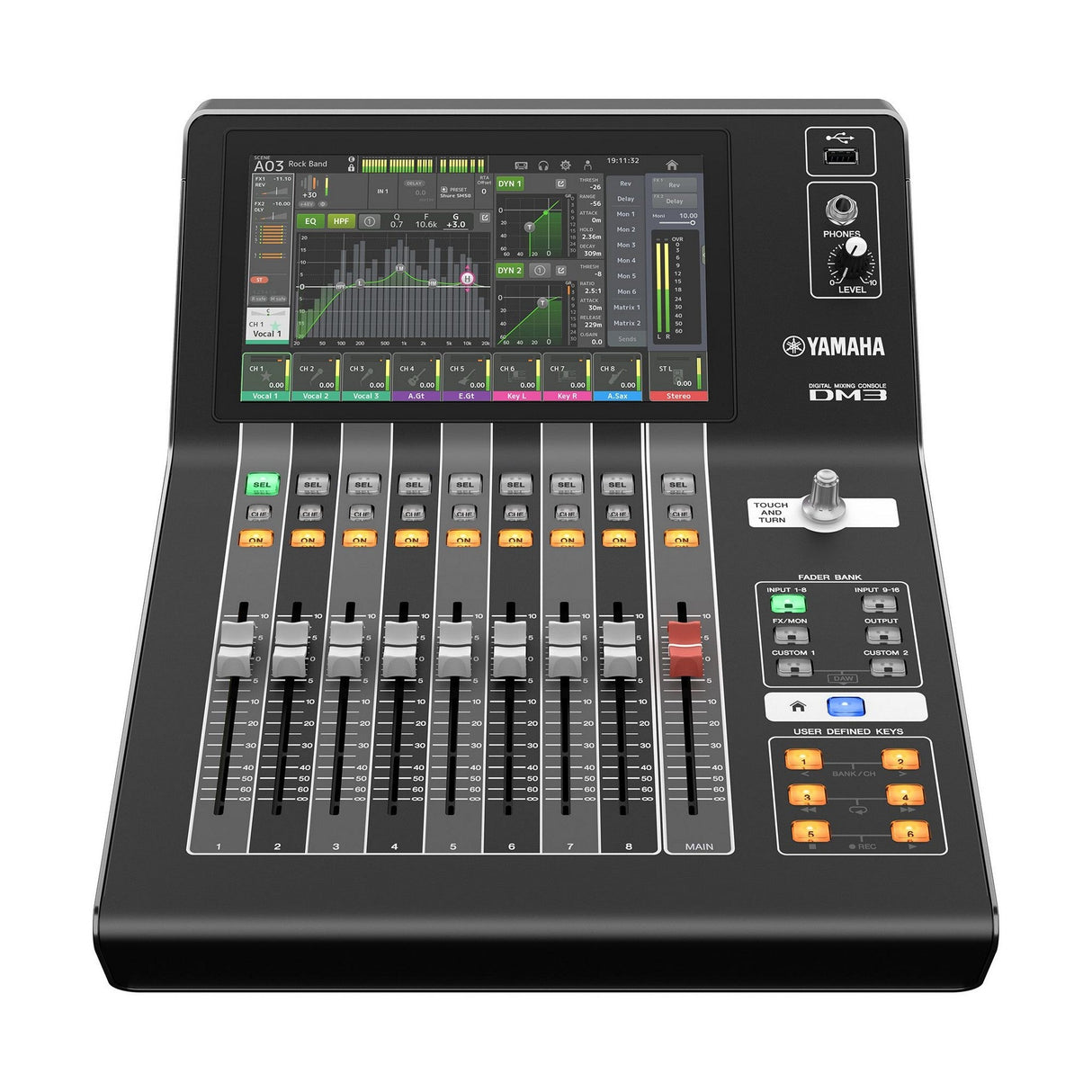 Yamaha DM3-D 22-Channel Digital Mixing Console with Dante