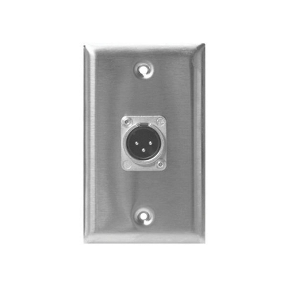 Lowell WP1-NC3MD 1-Gang Wall Plate with 1 NC3MDL Male Connector