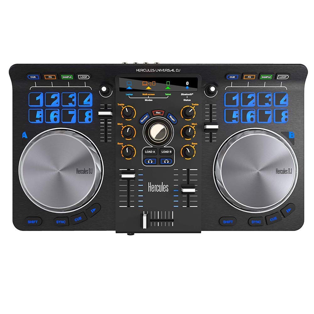 Hercules Universal DJ DJ Controller with Sound Card and Bluetooth (Used)