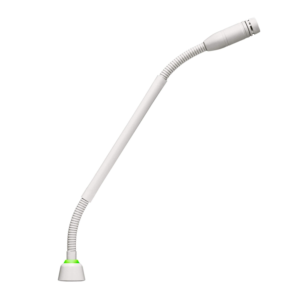 Shure MX410WLPDF/N 10-Inch Dualflex Gooseneck Microphone, White