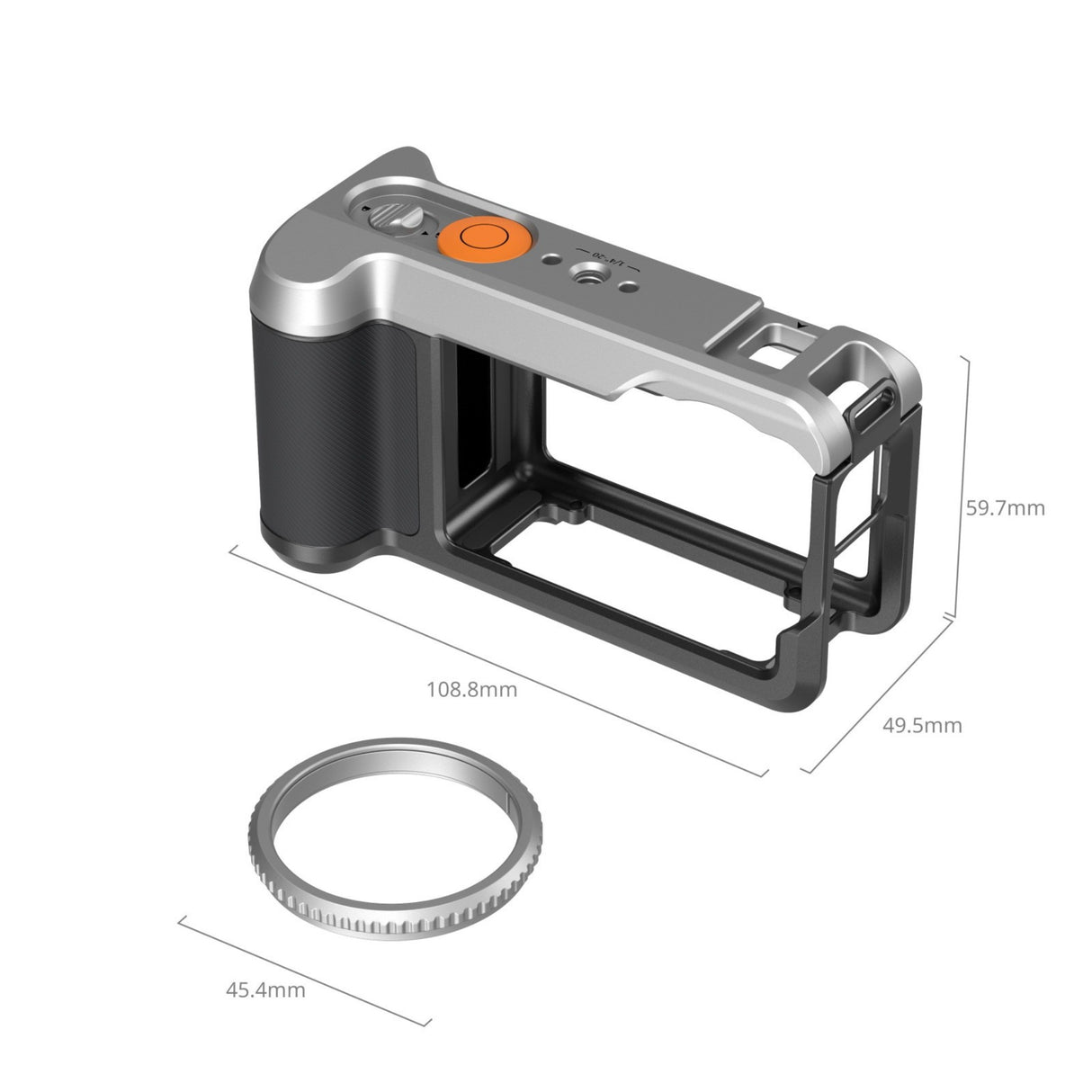 SmallRig Cage Kit for DJI Osmo Action 6 with Shoulder Strap & Lens Ring (5891)
