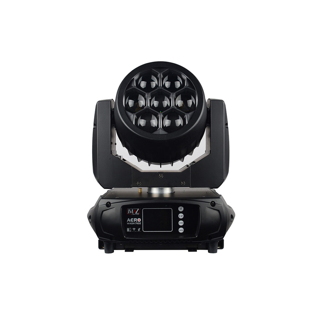 JMAZ AERO WASH 710Z Battery Powered LED Wash Moving Head Fixture with 7 Quad RGBW LEDs