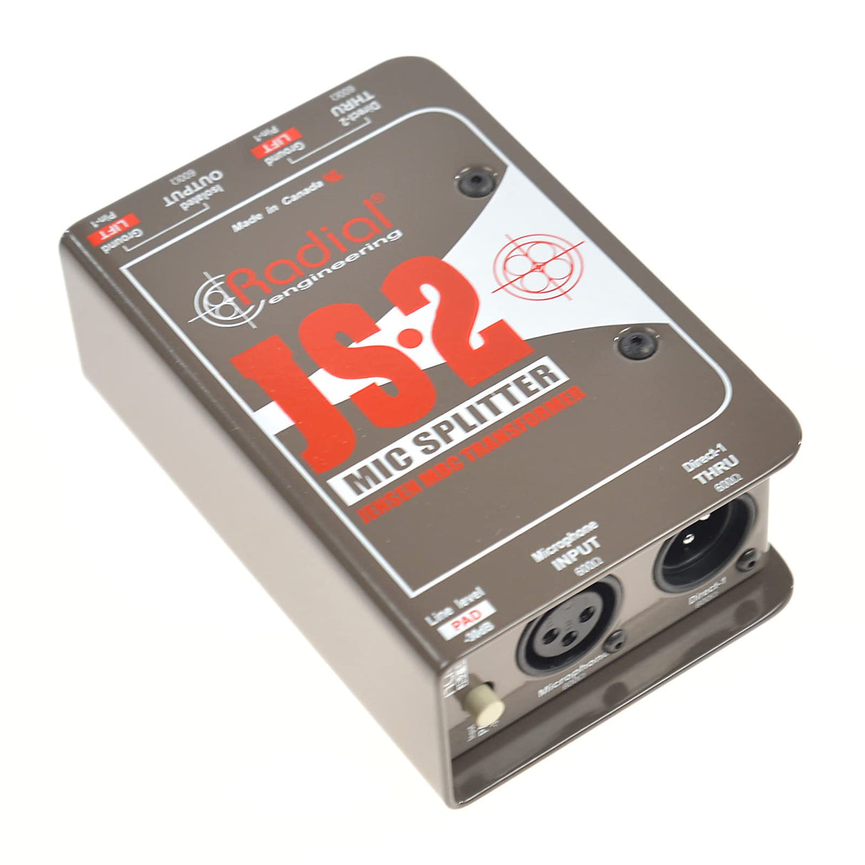 Radial JS2 Passive 2-Way Microphone Splitter