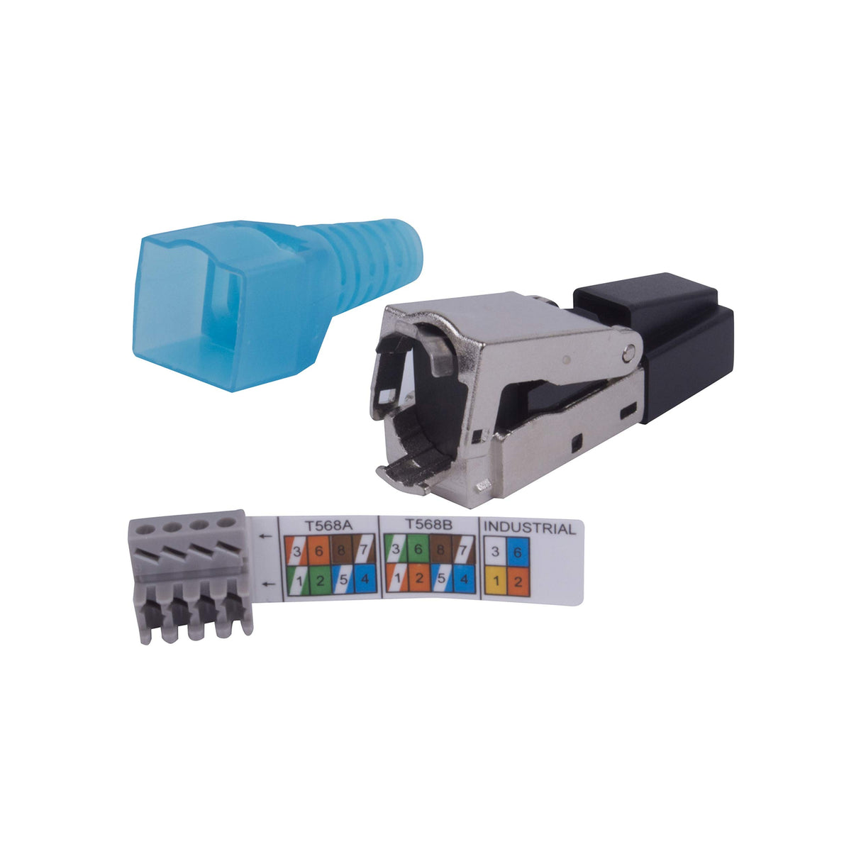 Liberty Category 6A/7 Shielded 8P8C Field Terminable RJ45 Plug