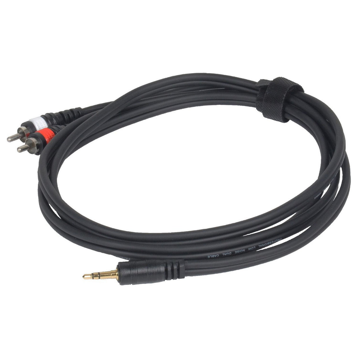 Odyssey 1/8-Inch Stereo Male to Dual RCA Male - Pro Link Cable, 15-Feet