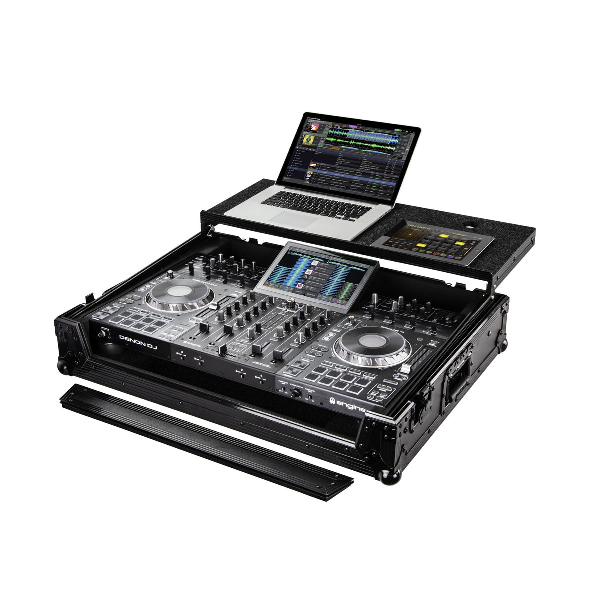 Odyssey Black Label Glide Style DJ Controller Case for Denon Prime 4