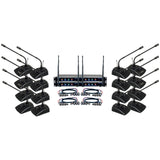 VocoPro DIGITAL-CONF-16 16-Channel UHF Wireless Conference Microphone System