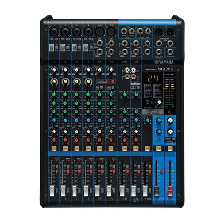 Yamaha MG12XU 12-Channel USB Mixing Console with Built-in SPX Digital Effects (Used) - used