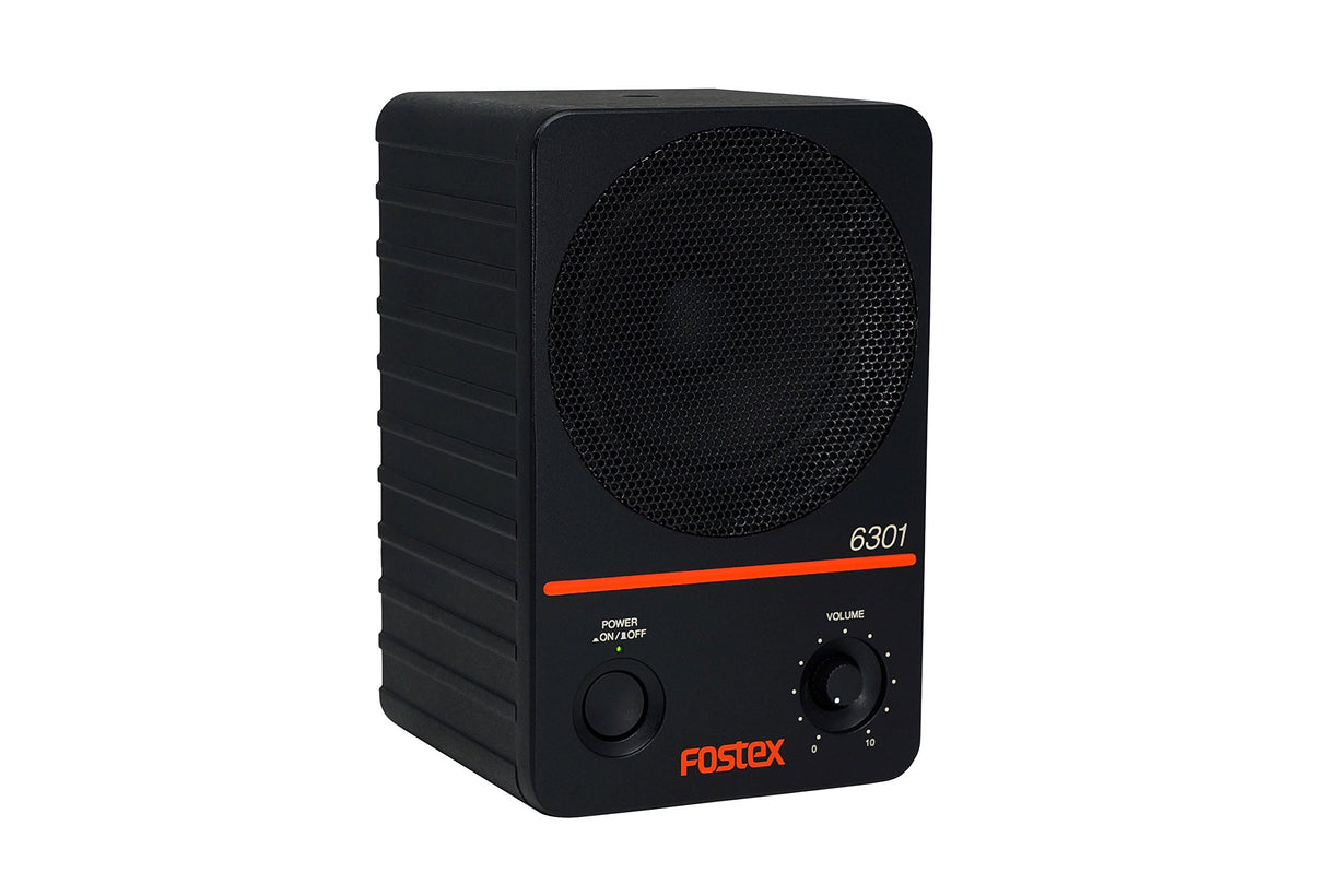 Fostex 6301ND Active Monitor with Digital AES/EBU and Unbalanced Inputs, Single Unit