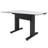 Middle Atlantic TBL-ANG-3P-CH-WB Forum 3 Person Angle Table Counter Height Dark Finish 38 Inch