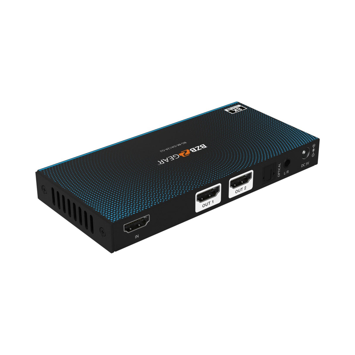 BZBGEAR BG-8K-DA12A-G2 1x2 8K HDMI 2.1 Splitter with Audio De-Embedding