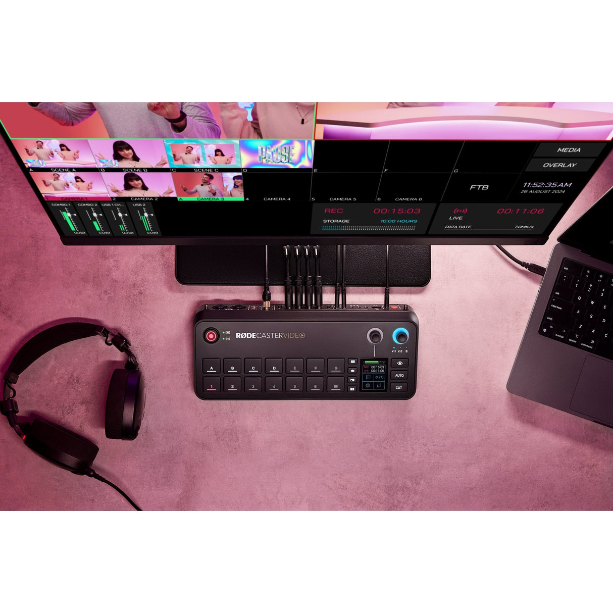 RODE RØDECaster Video All-In-One Video and Audio Production Console