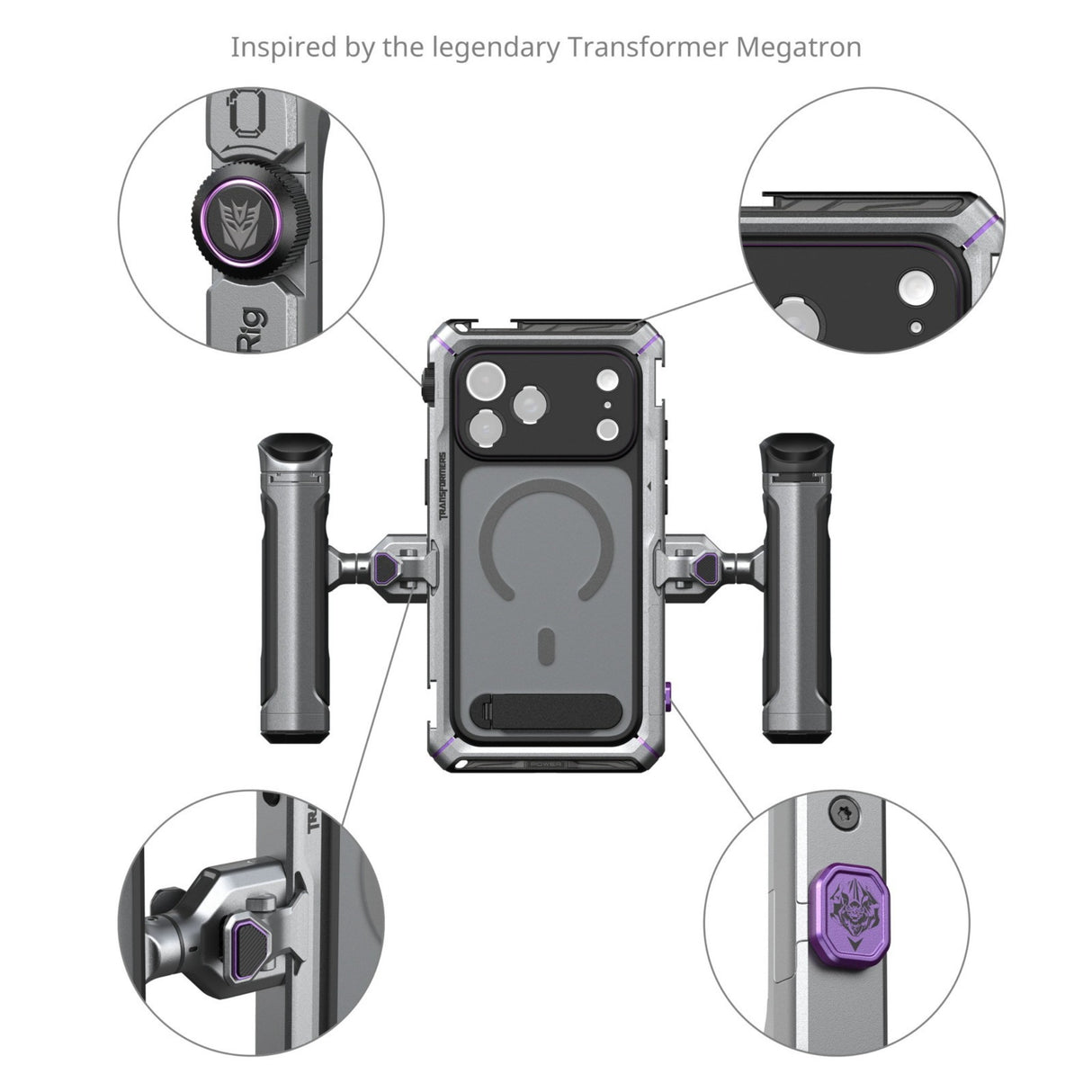 SmallRig 5585 Megatron Edition Dual Handheld Kit for iPhone 17 Pro