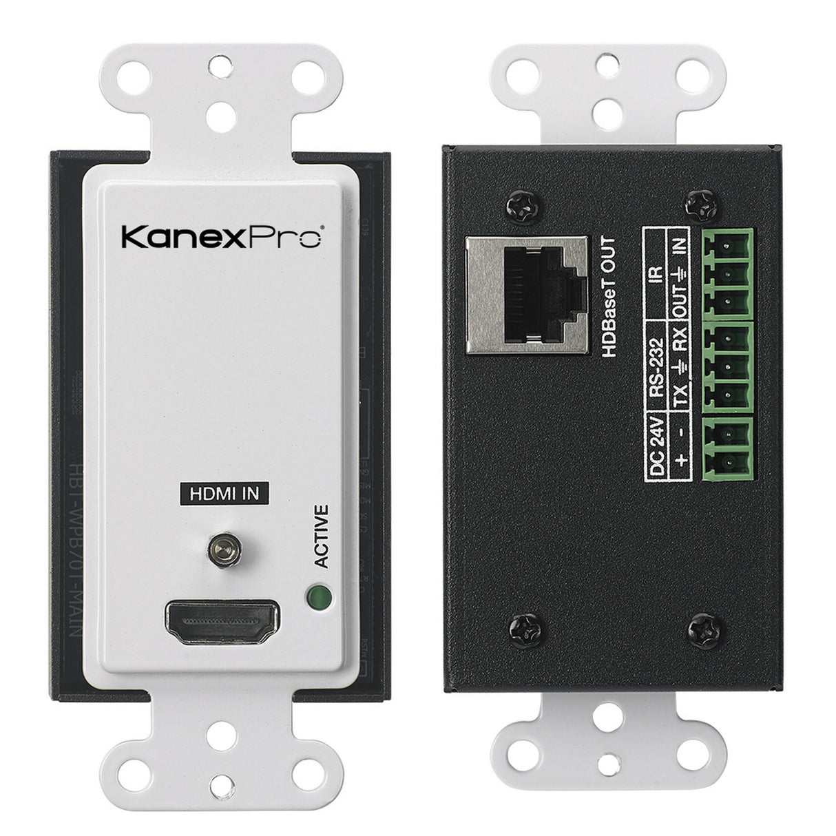 KanexPro WP-EXTHDBTKIT Single HDMI 2.0 Wallplate Over HDBaseT