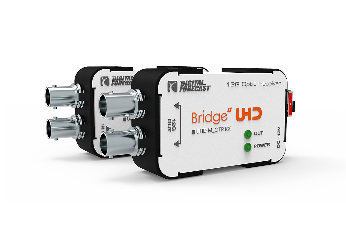 Digital Forecast UHD M_OTR TX/RX 12G-SDI Optic Extender Set