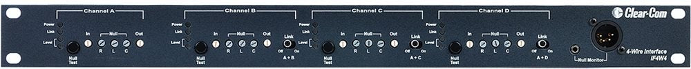 Clear-Com IF4W4 4 Channel Camera Interface for Communication Devices