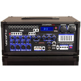 VocoPro CHAMPION-REC-9 4-Channel Multi-Format Portable PA System, 200W