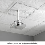 Chief CMS492C 2 x 2-Foot Above Suspended Ceiling Storage Box with Column Drop