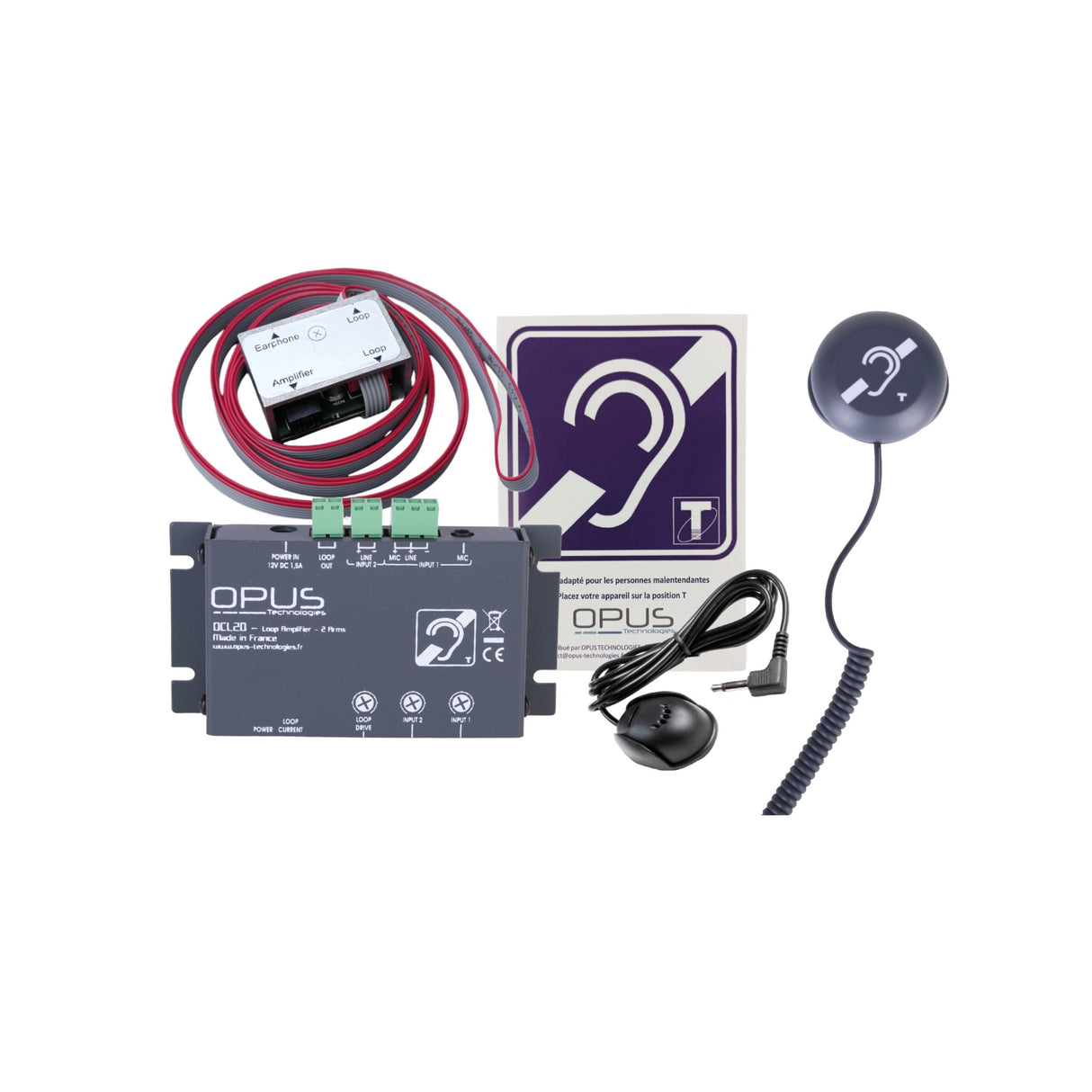 Opus DCL20-E3 Hearing Loop Amplifier Kit