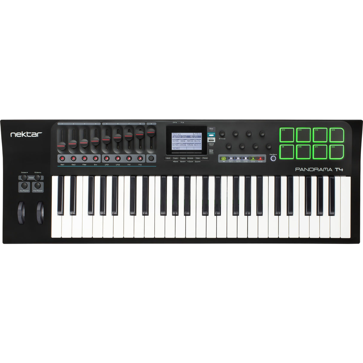 Nektar Panorama T4 49-Key USB MIDI DAW Keyboard Controller